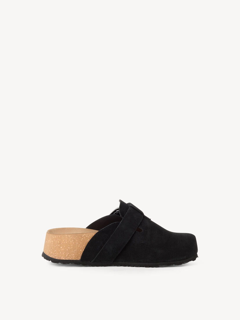 Leren Slipper - zwart