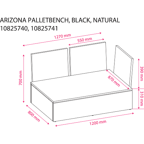 Arizona pallebænk - Natur