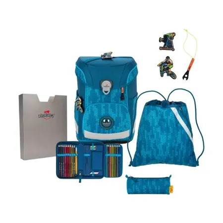 DerDieDas Schulranzen-Set Ergoflex Easy Trendsport, 5-teilig