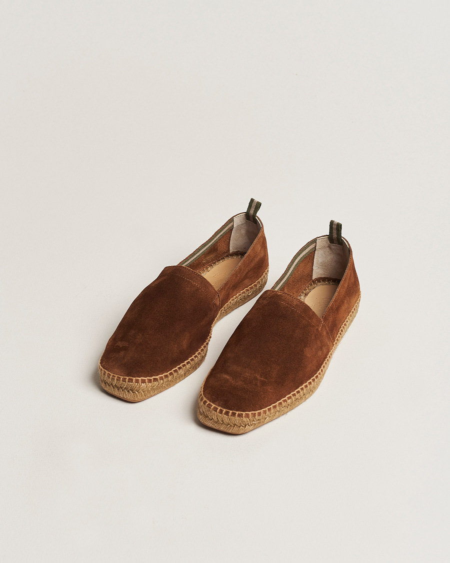 Castañer Pablo Casual Suede Espadrilles Cuero