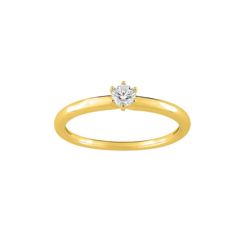 Bague Femme - Oxyde de zirconium - Or 18 Carats