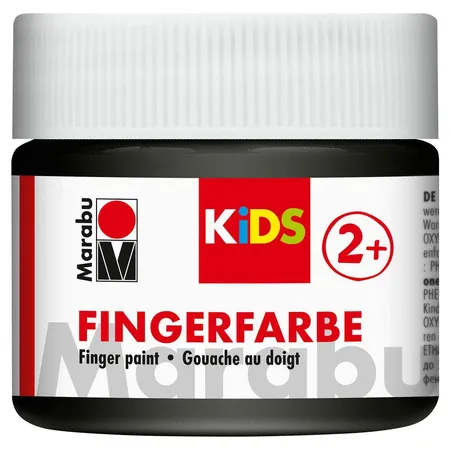 Marabu Fingerfarbe Kids schwarz, 100 ml