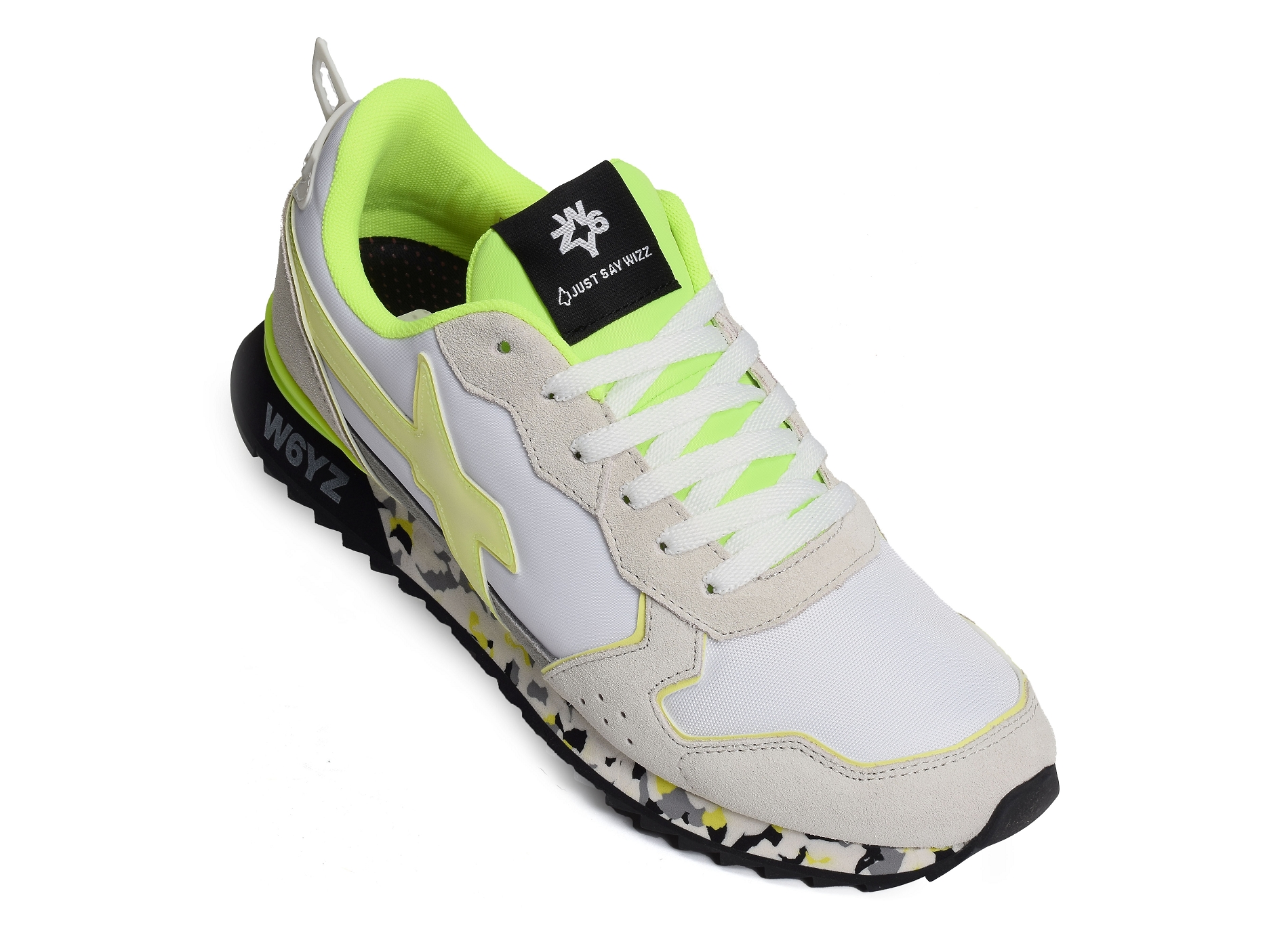 Jet m blanc jaune