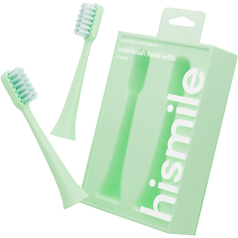 Hismile Toothbrush Replacement Heads 2 Pieces - Green