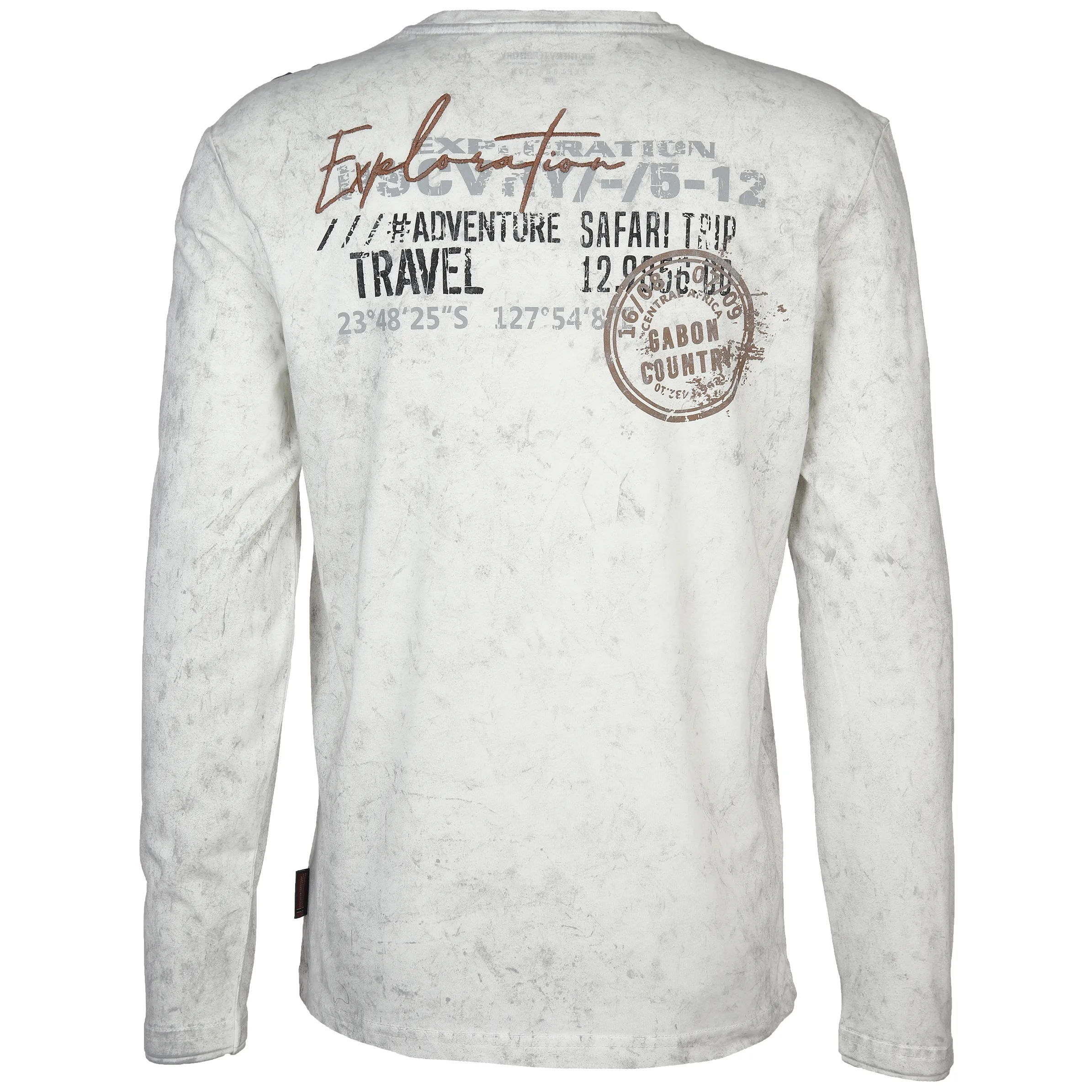 Herren Henleyshirt mit 2in1 Kragen