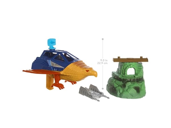 Masters of the Universe ORIGINS POINT DREAD AND TALON FIGHTER PLAYSET, Kjøretøy, 6 år, Plast, Flerfarget