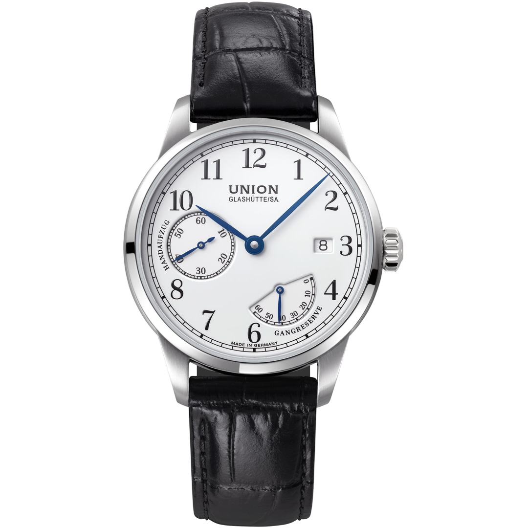Union Glashütte 1893 Johannes Dürrstein Edition Gangreserve Handaufzug Edelstahl