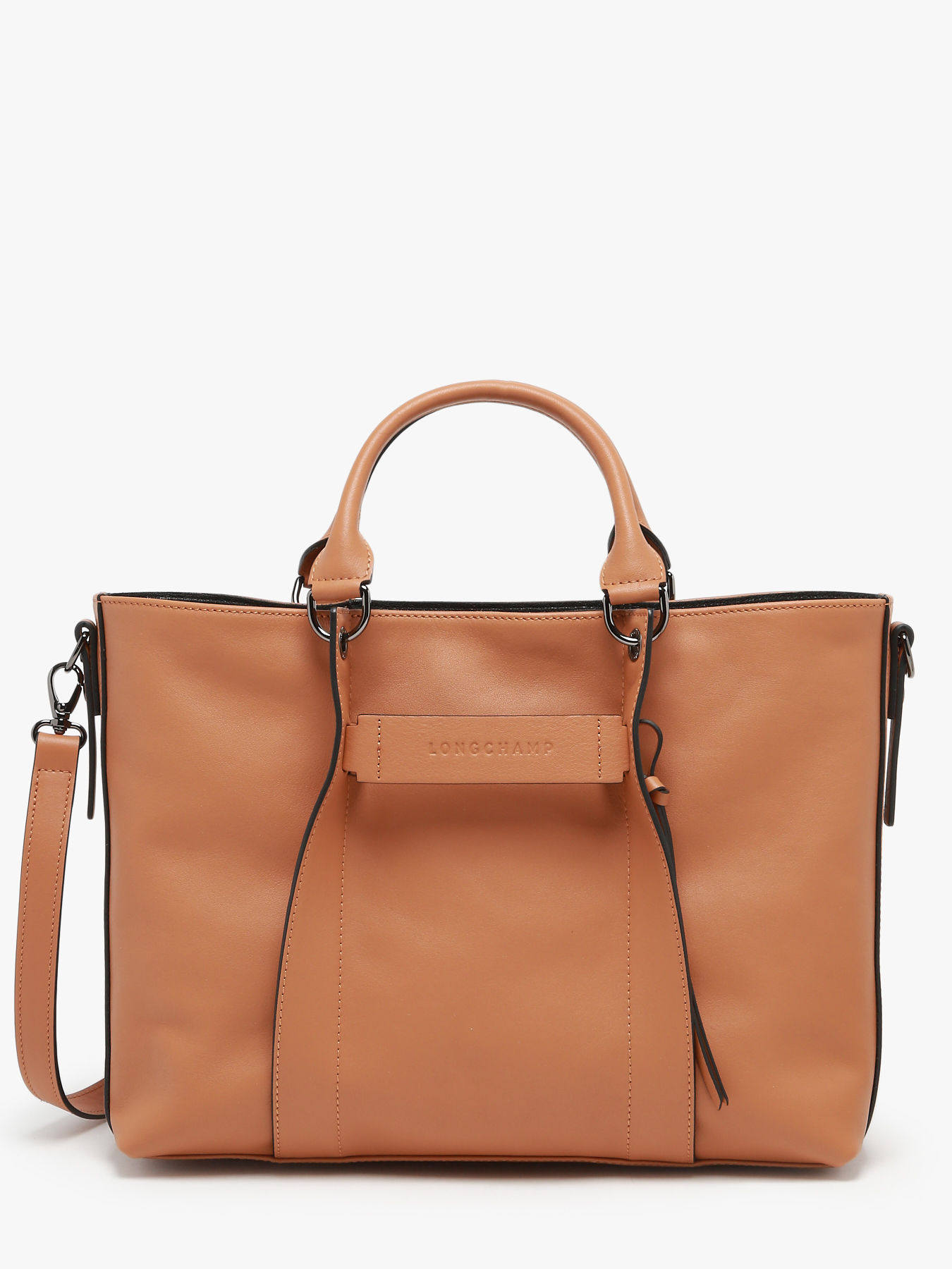 Sac port main L Longchamp 3D cuir LONGCHAMP