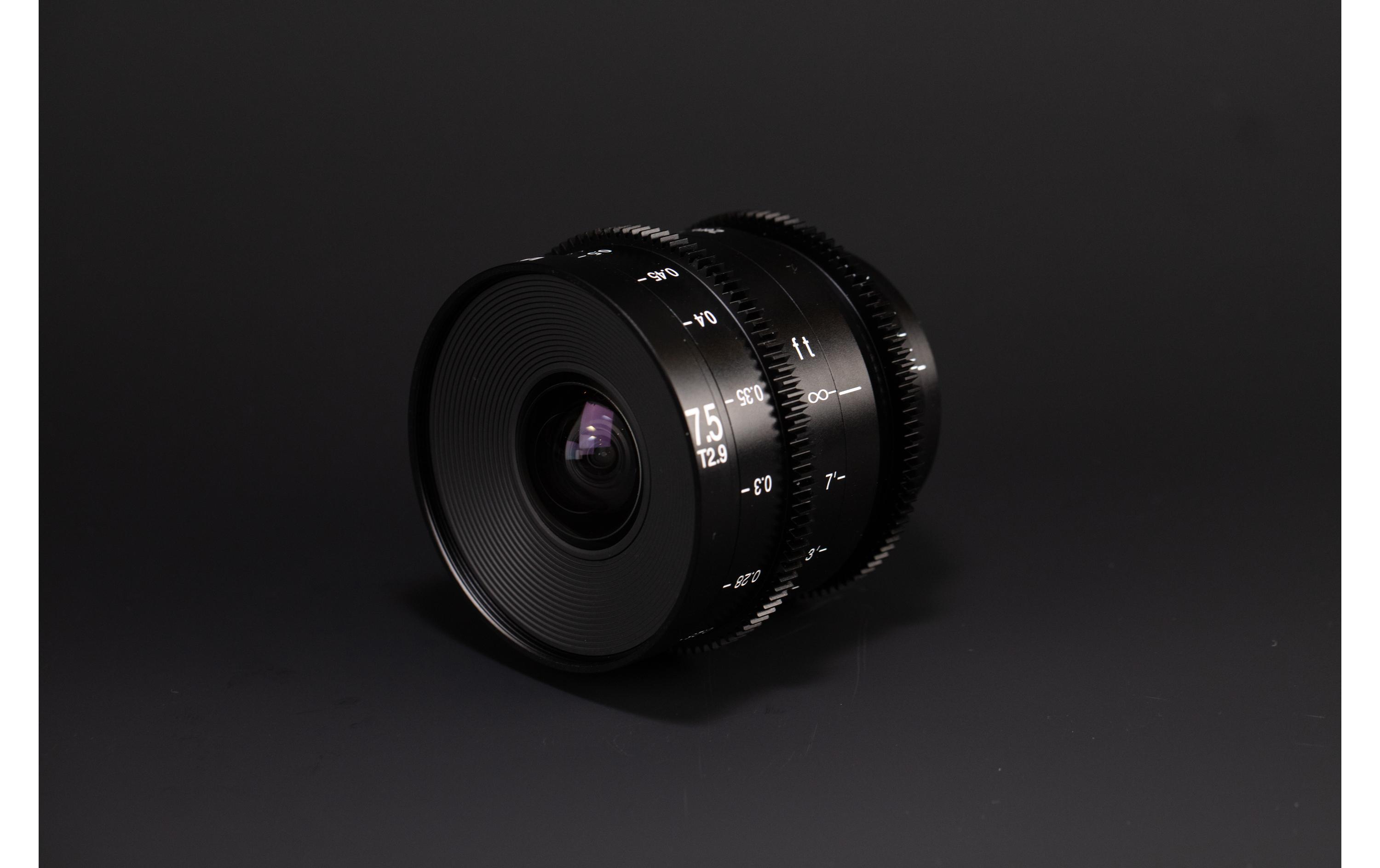 Festbrennweite 7.5 mm T2.9 Zero-D S35 Cine Lens X-Mount<br>Laowa 7.5 mm T2.9 Zero-D S35 Cine
