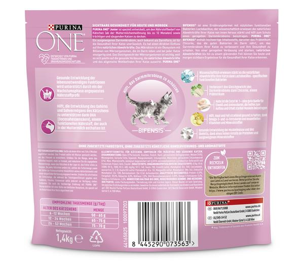 PURINA ONE® Trockenfutter für Katzen Junior,