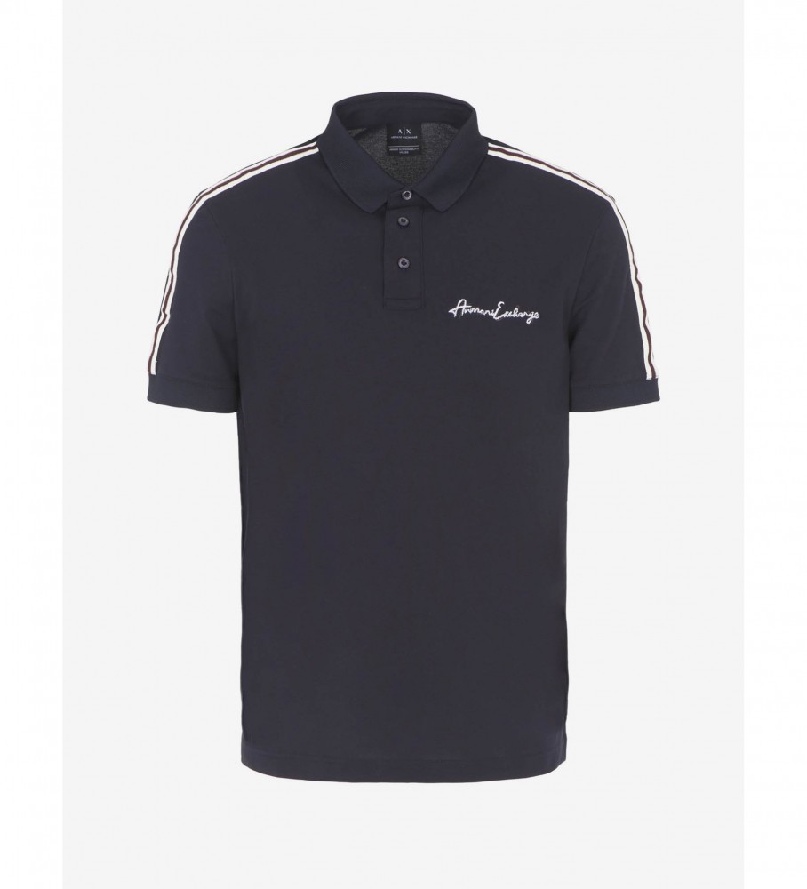 Polo Armani Exchange Navy Piqu