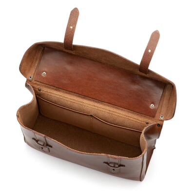 Gepäckträgertasche Rindleder