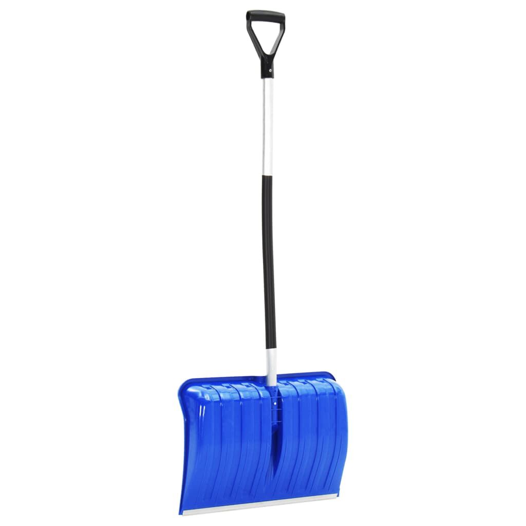 vidaXL Sneeuwschuiver blauw 145 cm aluminium