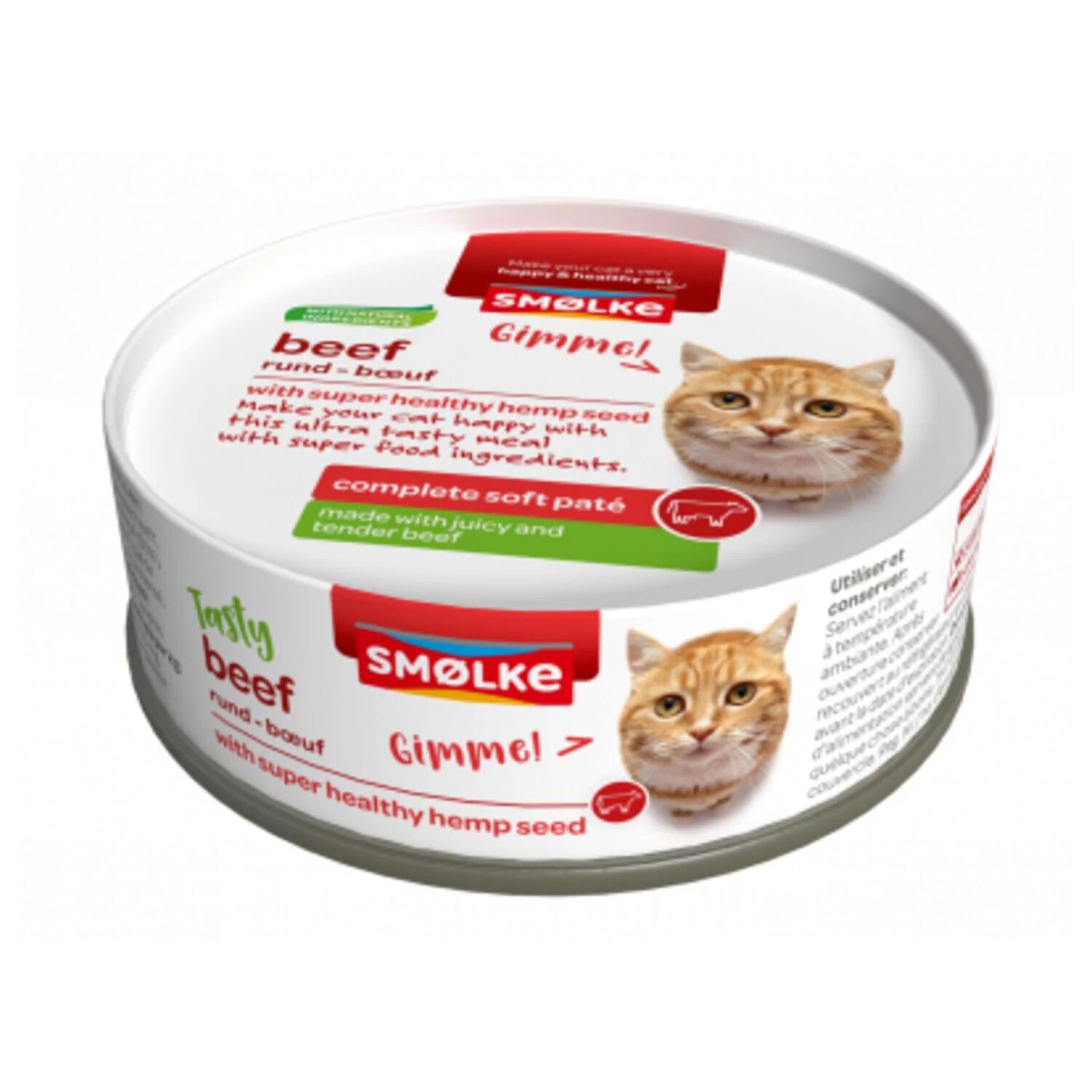 Smölke Soft Paté - Kattenvoer - 80 Gram - rund