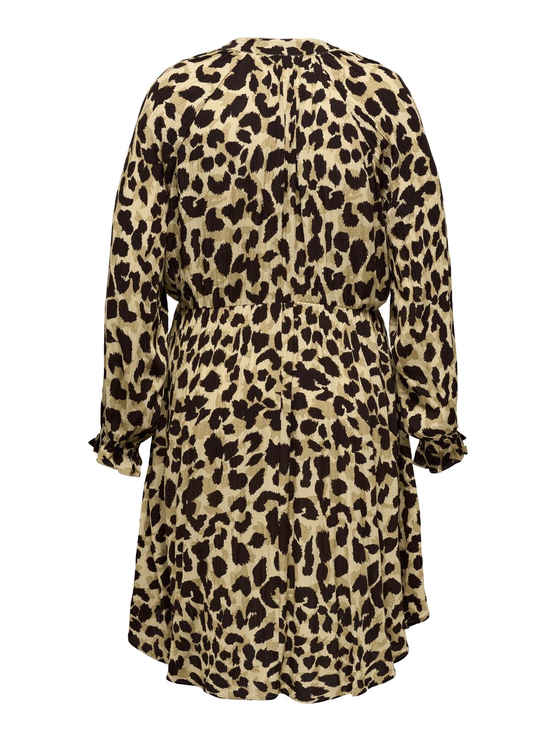 CARVIVIENNE Midikleid Warm Sand