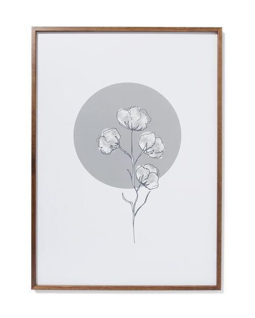 cadre photo noyer massif 50x70