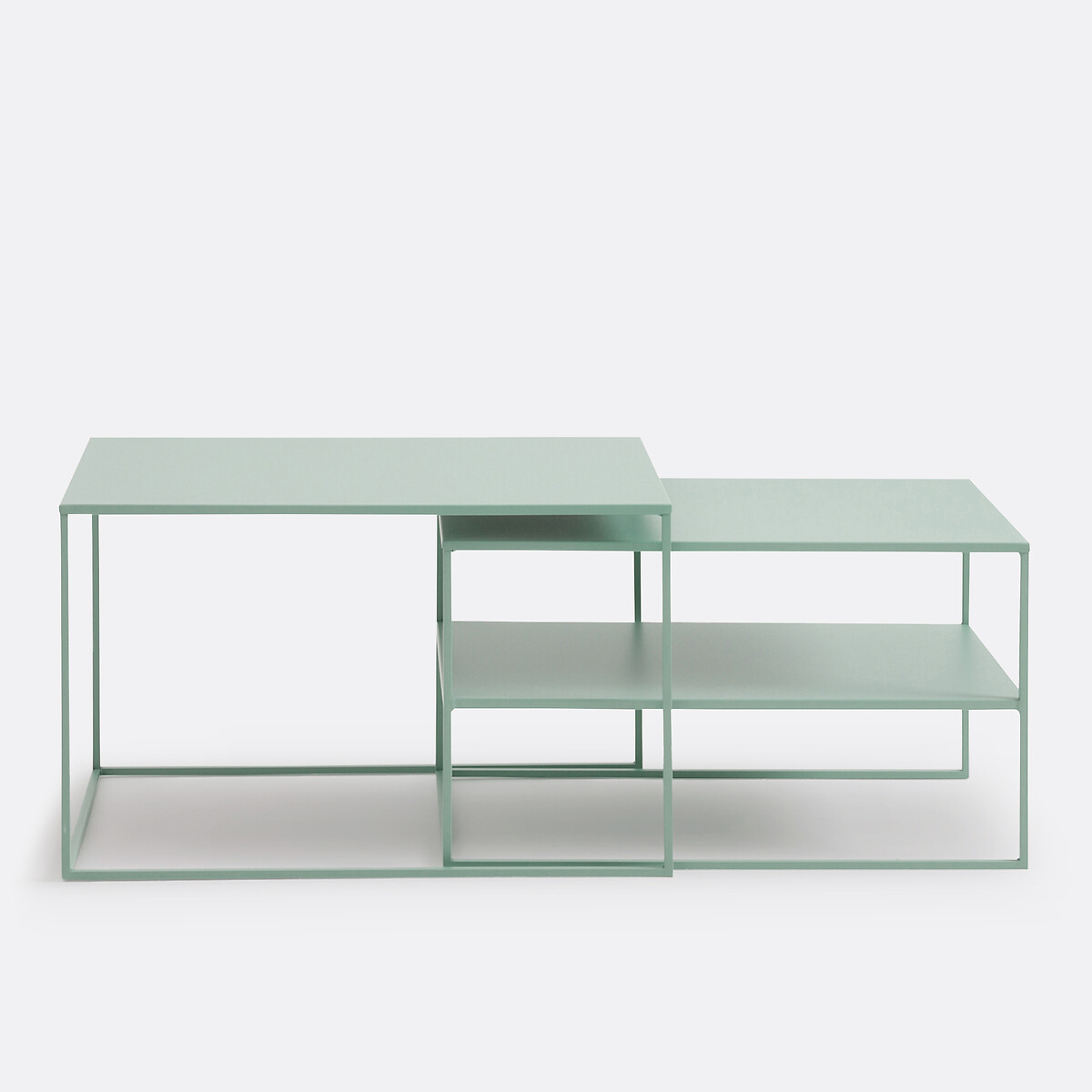 LA REDOUTE INTERIEURS<br>Conjunto de 2 mesinhas metálicas, Hiba
