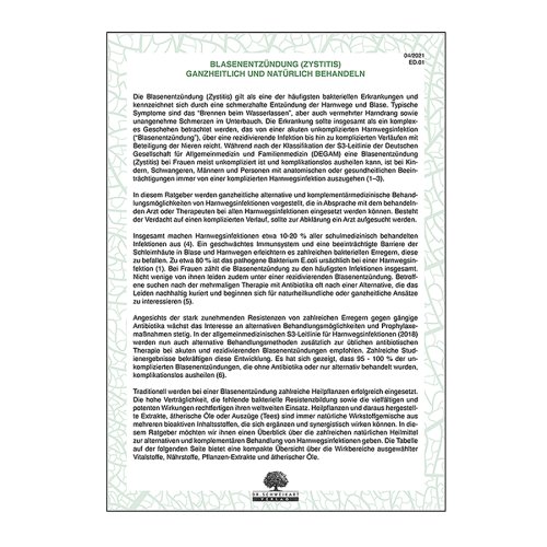 Sunday Natural Products  Blasenentzündung (Zystitis) - Ganzheitlich und natürlich behandeln