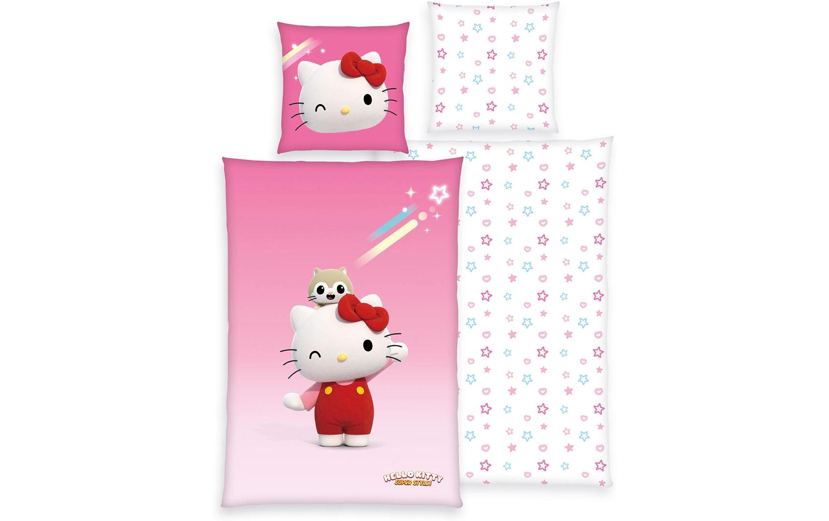 Kinderbettwäsche Hello Kitty 160 x 210 cmBettwäsche für Kinder