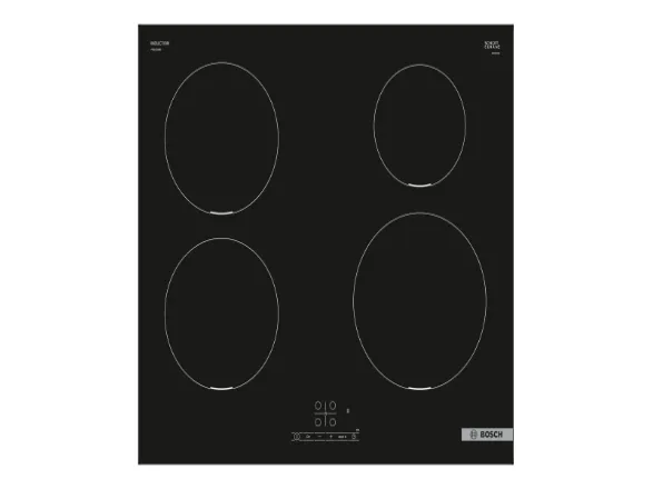 Bosch Serie | 4 PIE611BB5E - Induktions kogeplade - 4 plader - Niche - bredde: 56 cm - dybde: 49 cm - rammeløs - sort