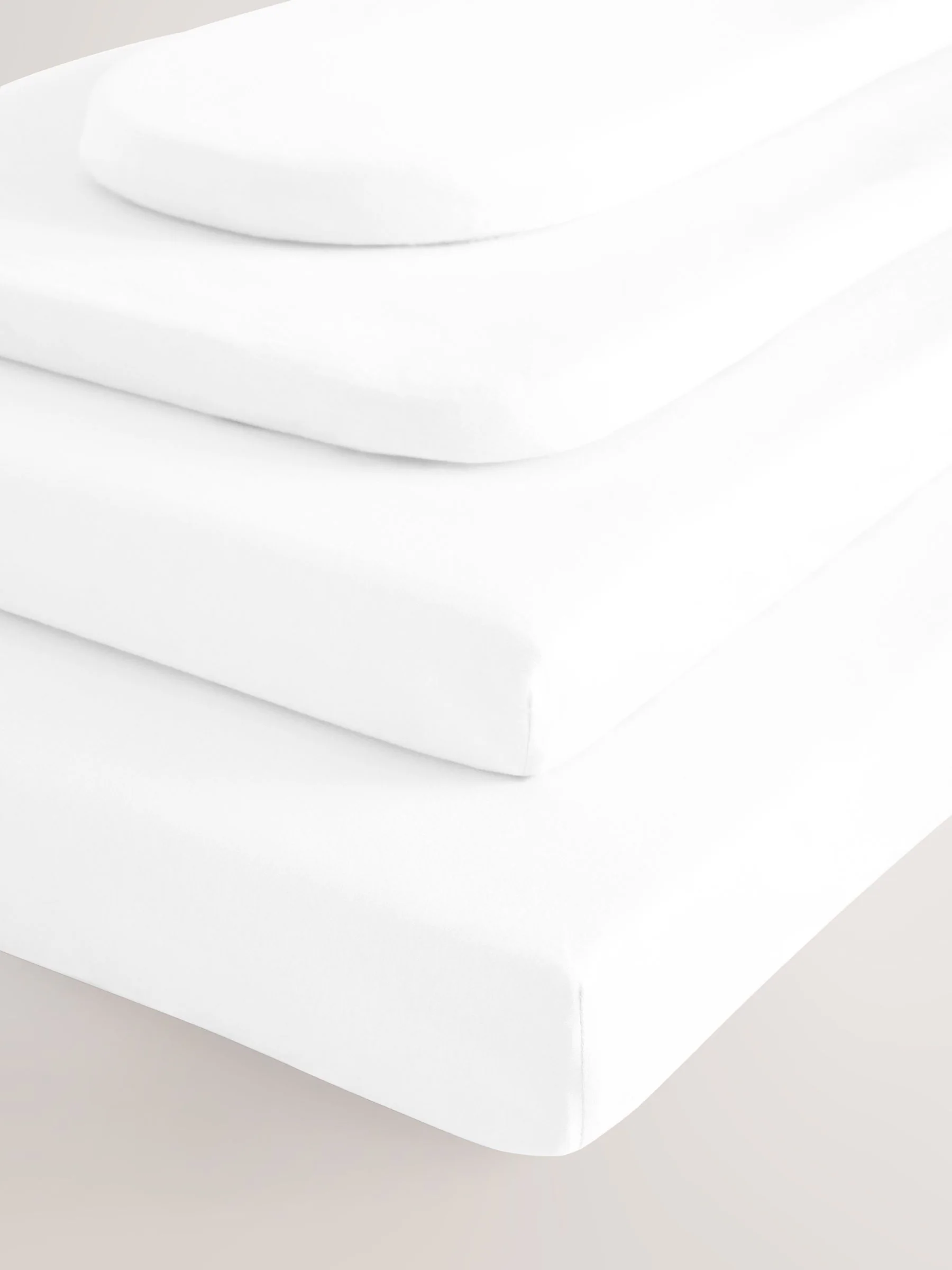 2 100% katoenen jersey hoeslakens voor baby's