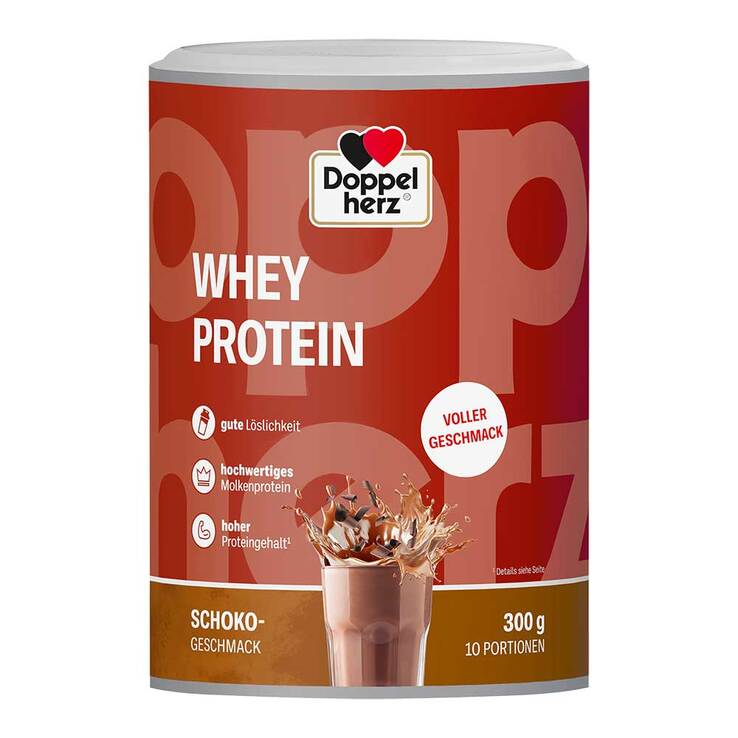 Doppelherz Whey Protein Schoko-Geschmack Pulver, 300 g