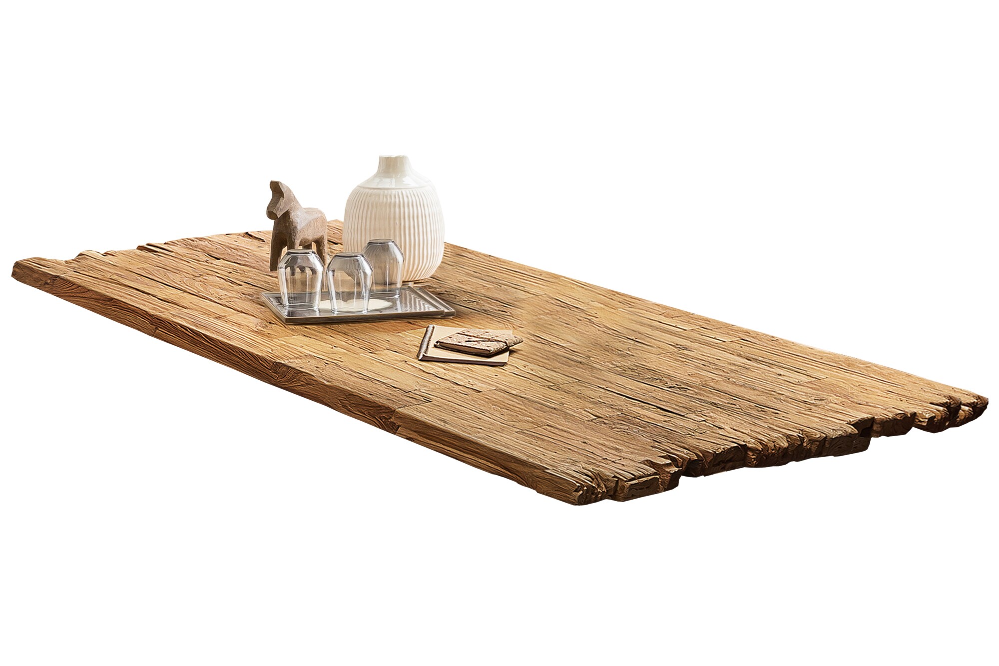 Tisch 220x100 Teak Metall Holztisch Esstisch Speisetisch Küchentisch Esszimmer
