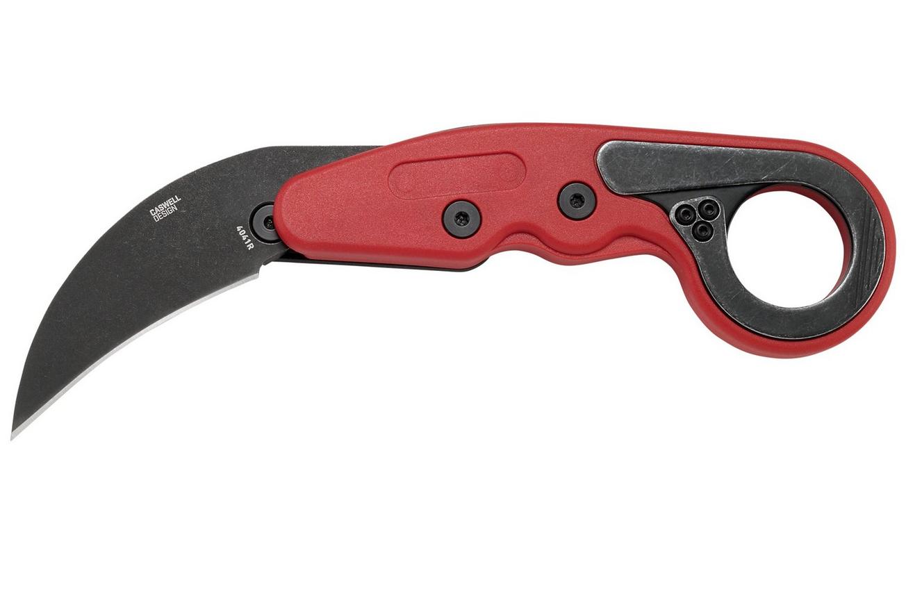 CRKT Provoke Red 4041R zakmes, Joe Caswell design