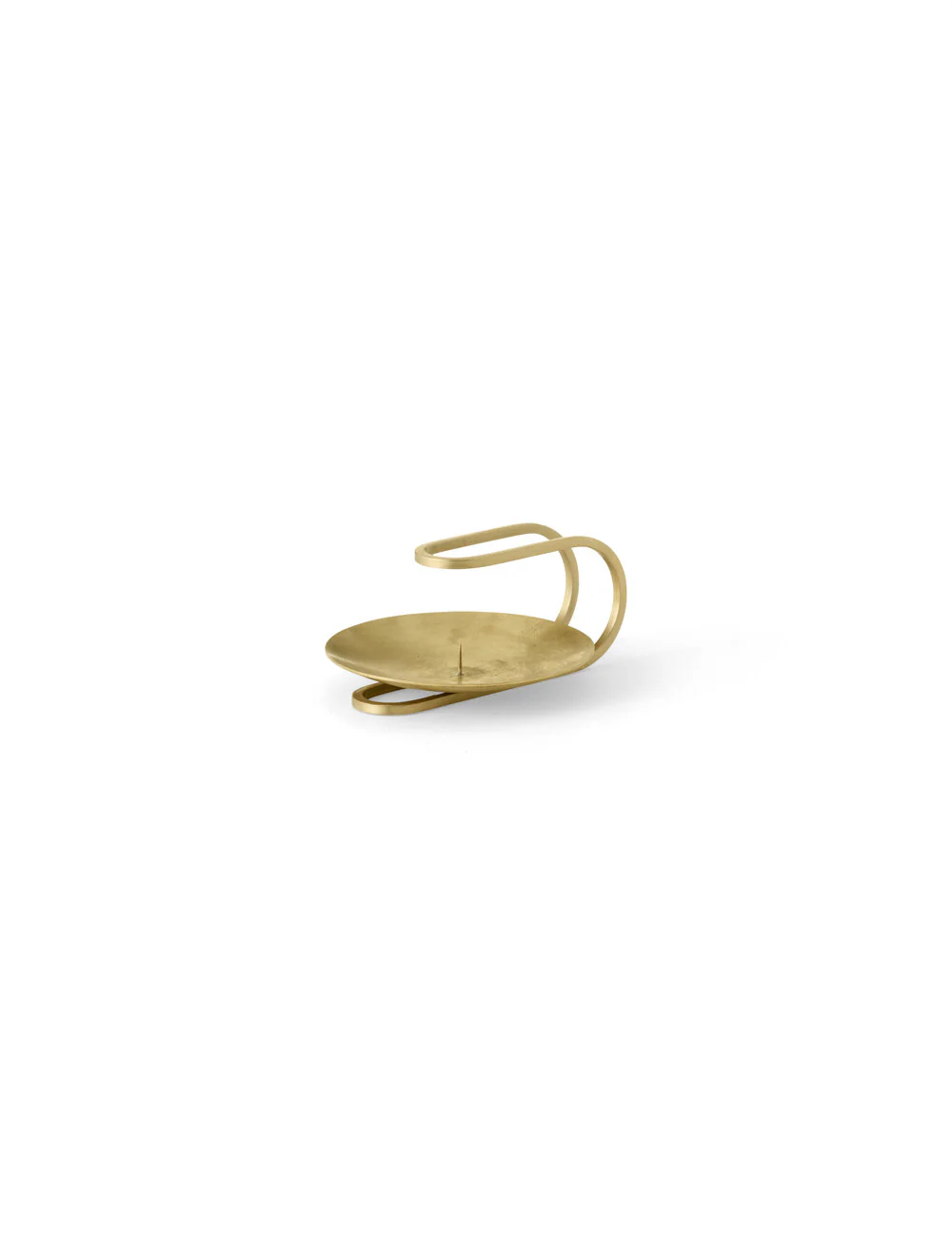 Audo Copenhagen  Clip lysestage, Brass - H5 cm.