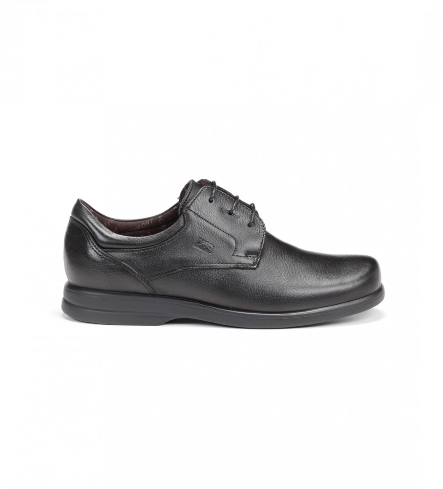 Sapatos Fluchos Profession de Couro Preto