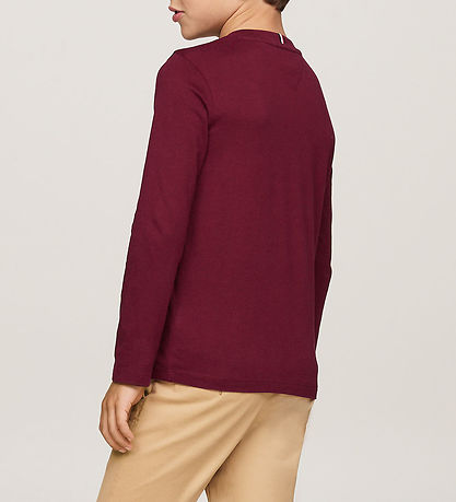 Tommy Hilfiger Bluse - U Essential - Deep Rouge