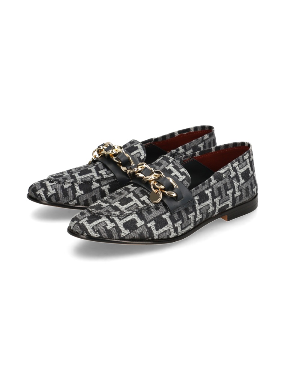 CHAIN LOAFER DENIM