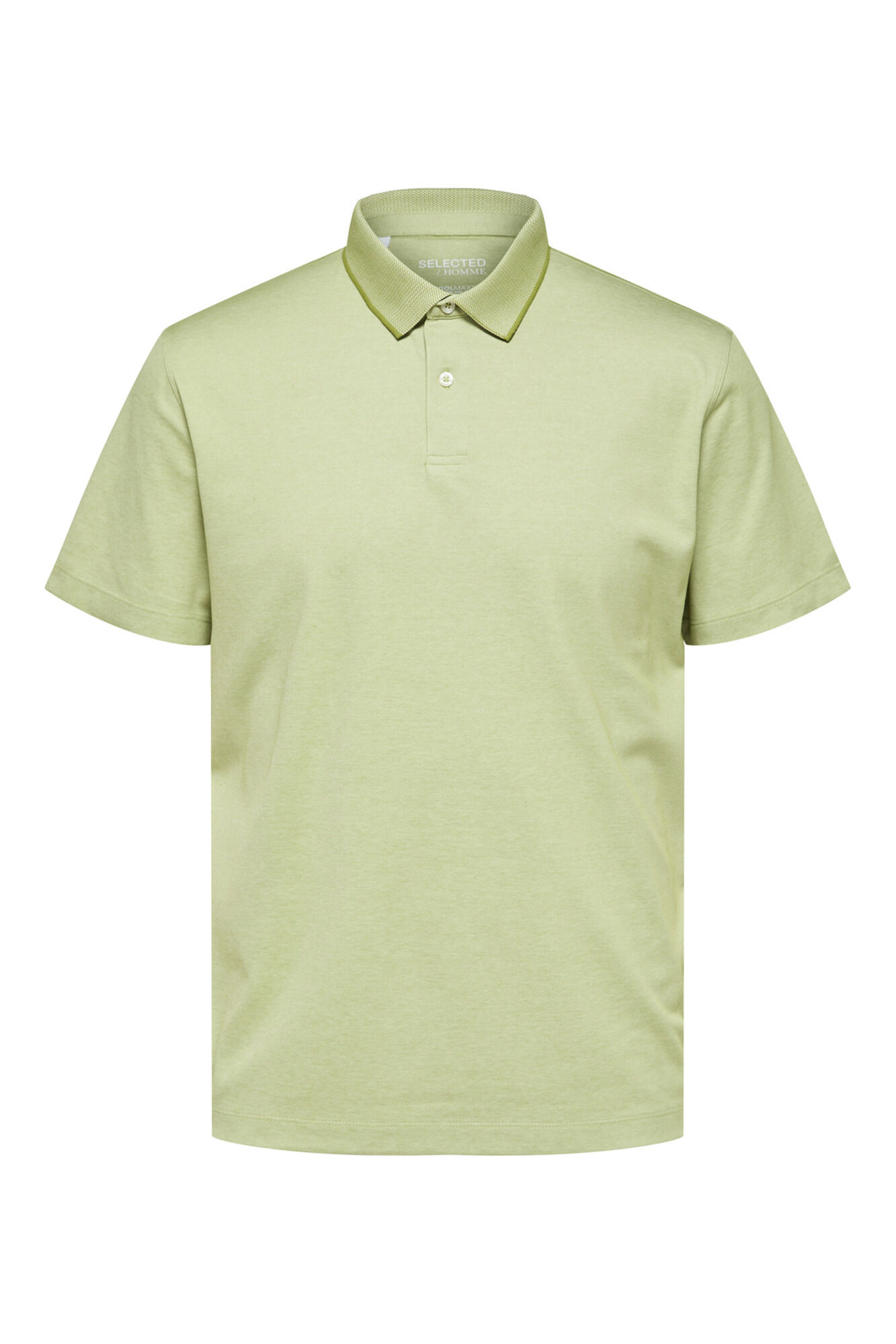 Camisa polo Coolmax em algodão orgânico - Verde