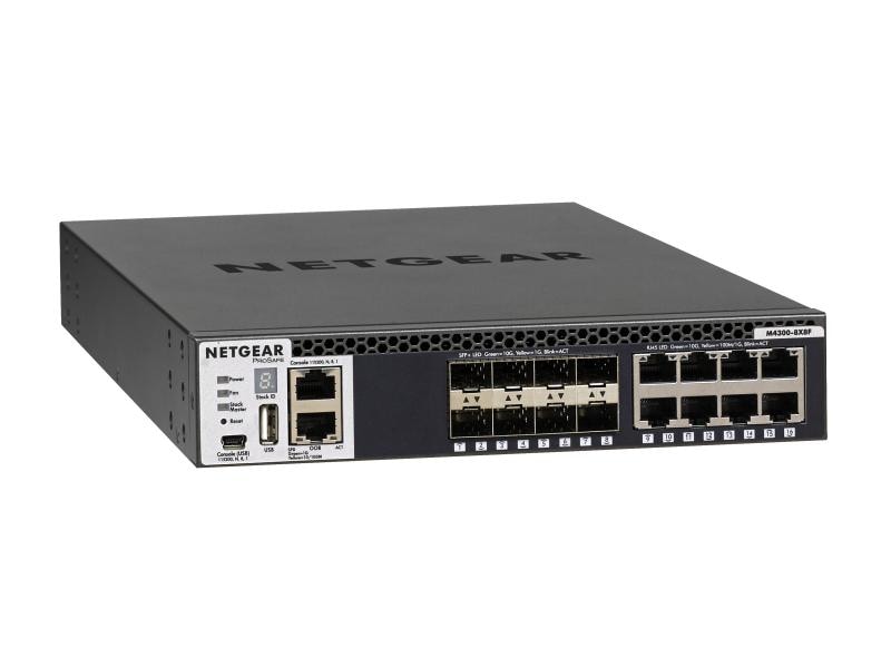 Netgear Switch M4300-8X8F 16 Port 16-Port-Managed-10-Gigabit-L3-Switch