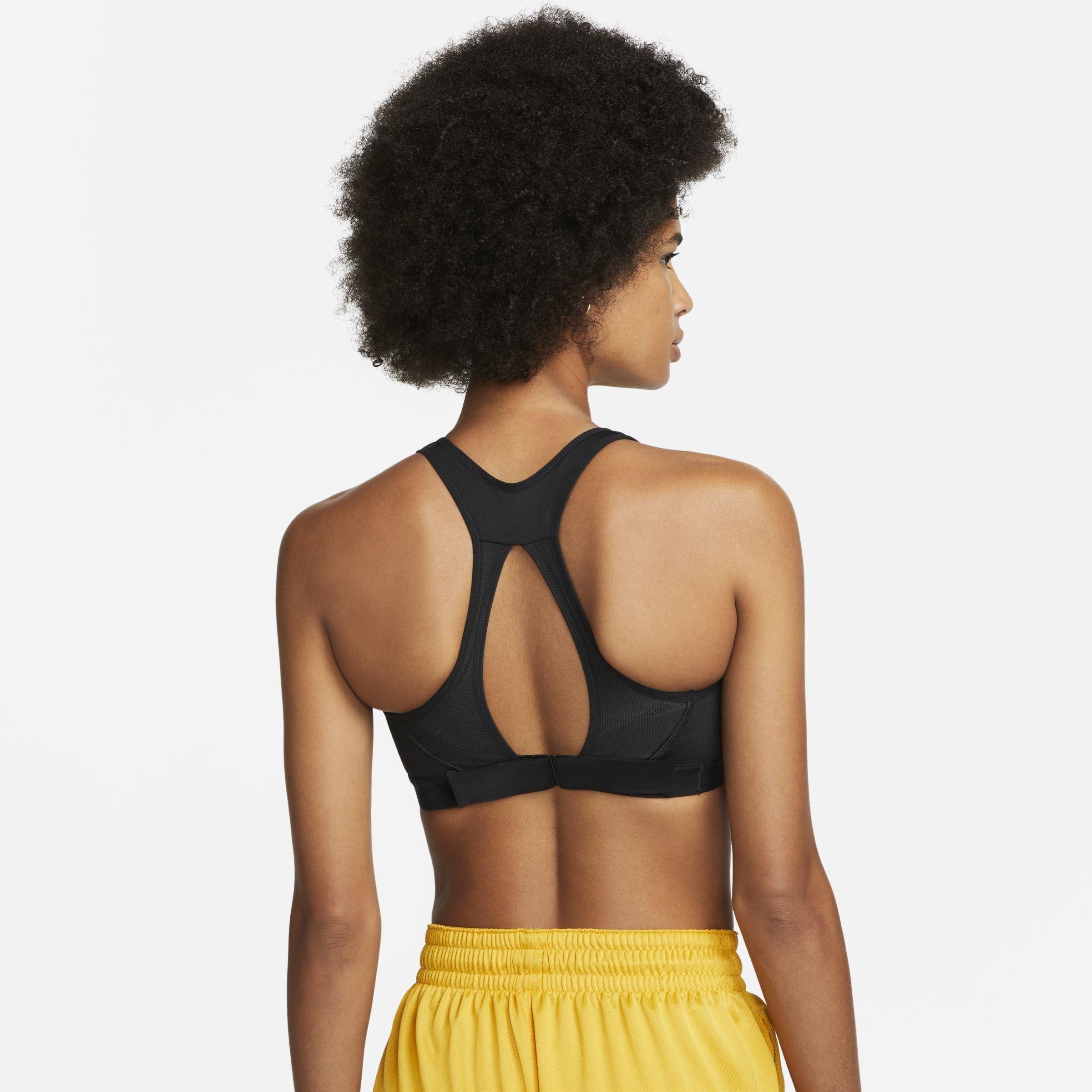 Nike Swoosh Fly High Support Non Padded Mesh Back Sports Bra