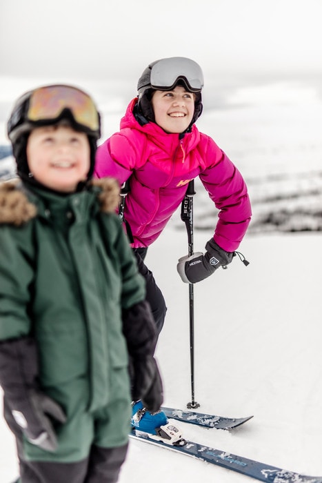 Hestra Army Leather Heli Ski JR Mitt<br>Holder hendene varme HELE dagen!