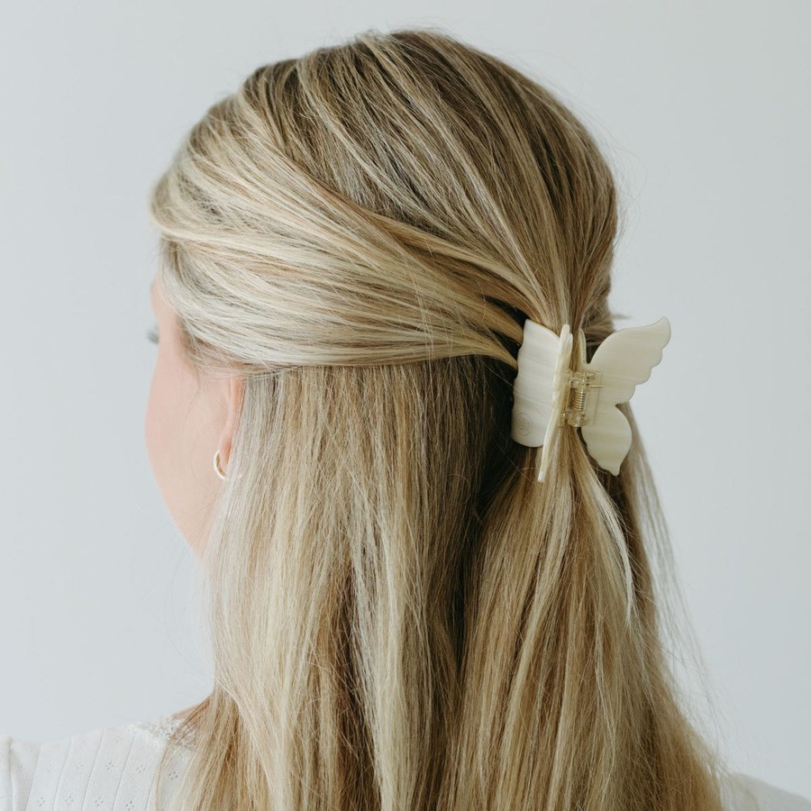 ByBarb Hair Claw Butterfly White