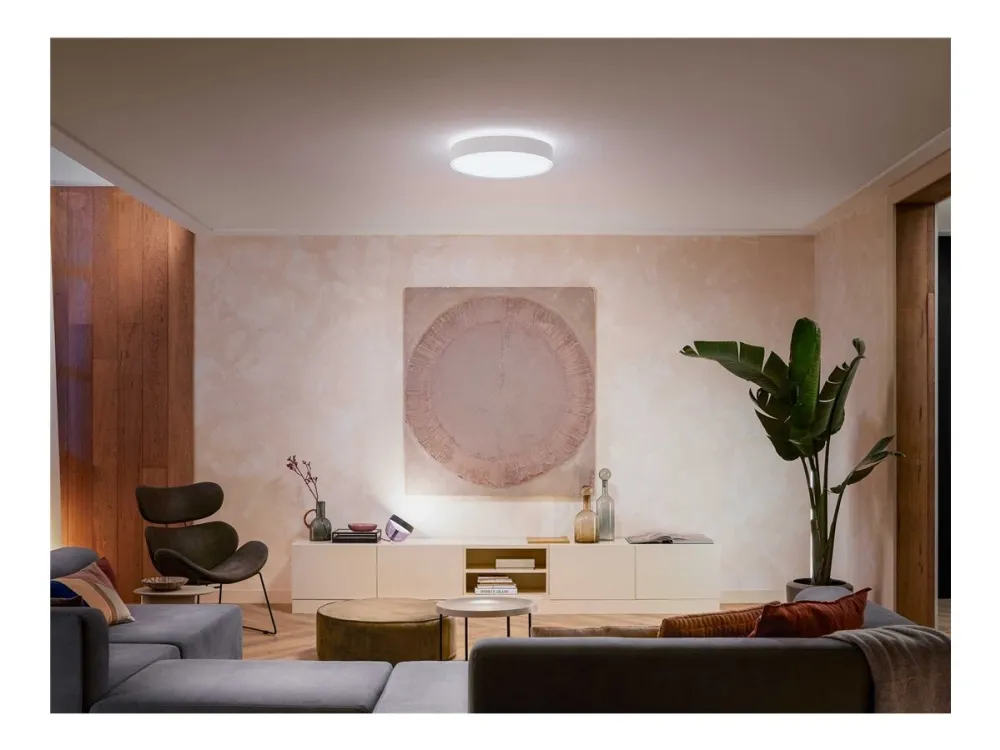 Philips Hue White ambiance Enrave Large - Loftslampe - LED - 33.5 W - klasse F - varmt til køligt hvidt lys - 2200-6500 K - hvid