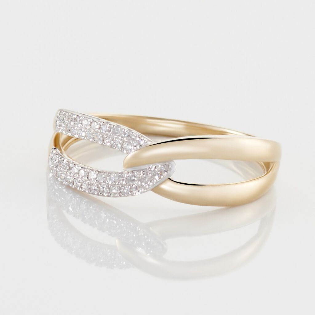 Bague Simouna Or Jaune Diamant
