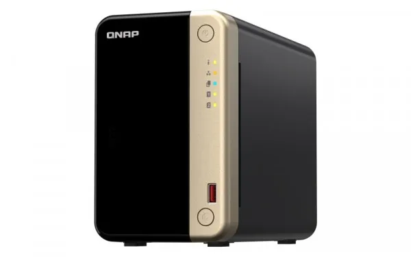 QNAP TS-264 - NAS-server - 2 bays - SATA 6Gb/s - RAID 0, 1, 5, 6, 10, 50, JBOD, 60 - RAM 8 GB - 2.5 Gigabit Ethernet - iSCSI support