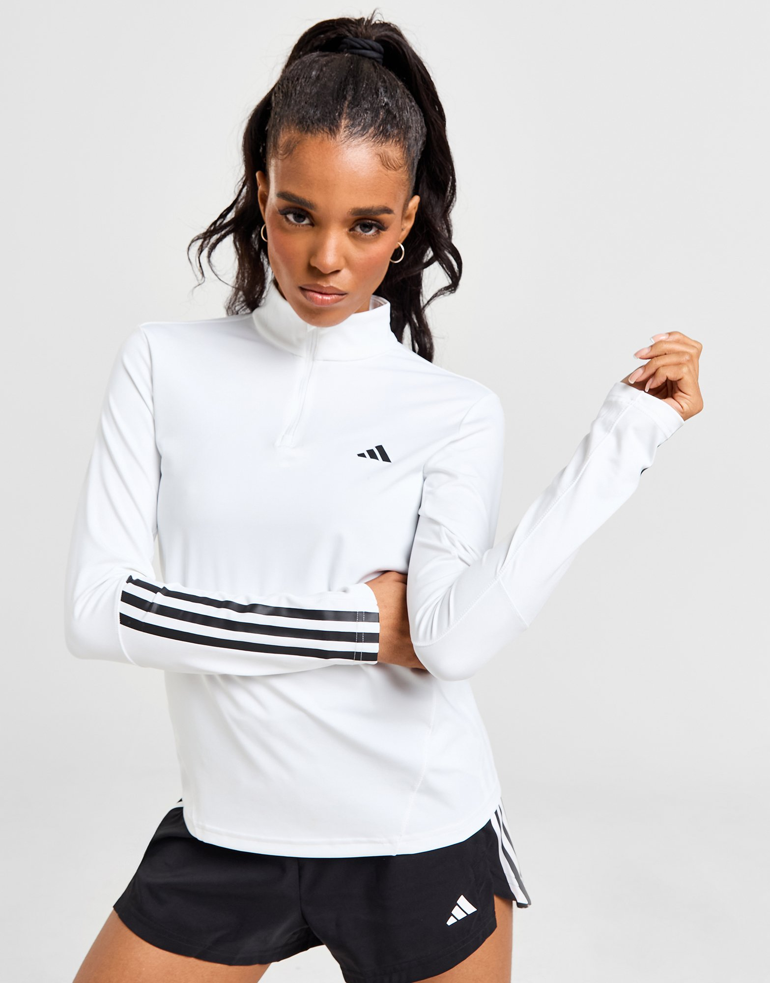adidas Veste de survêtement de training zip 1/4 Hyperglam