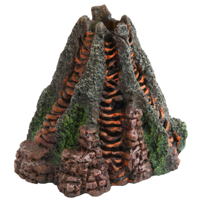 Deep Sea Aquariumdekoration Vulkan mit Ausströmung 14x13x12.5cm