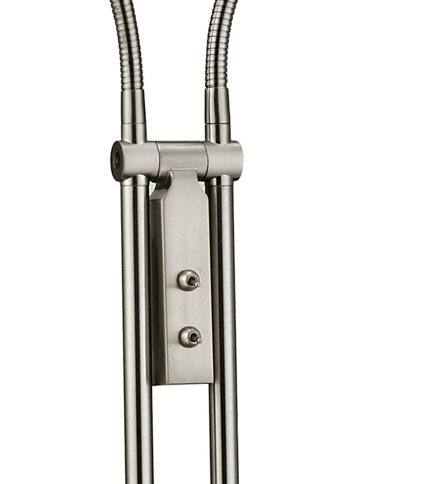 LED-Stehlampe MAX LED - Nickel matt - Flexarme