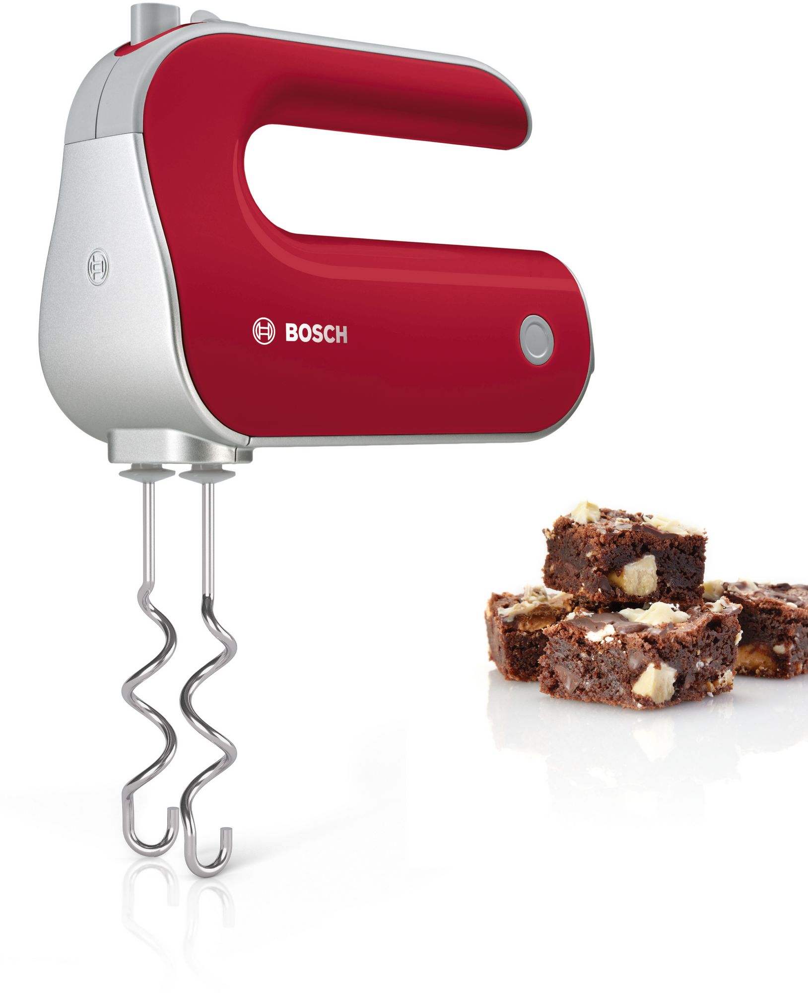 Batedeira Styline Colour 500W Vermelha e Prateada MFQ40303