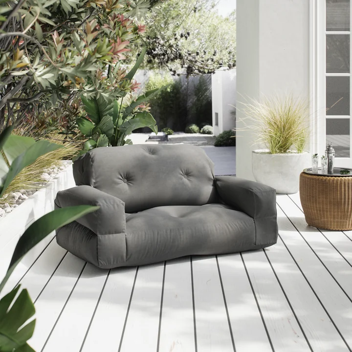 Karup Design - Hippo OUT Sofa, dunkelgrau (403)