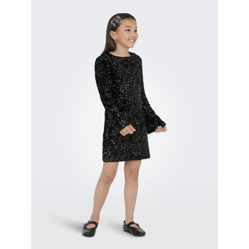 Køb kids ONLY Black Kogconfidence Life Ls Seq Flrd Kjole Jrs