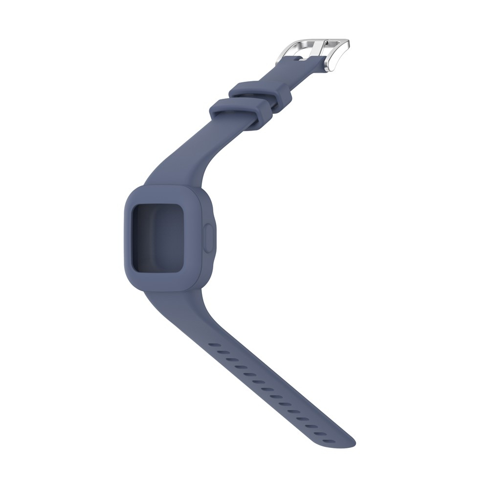 (Gr. XS) Garmin Vivofit JR 3 Silikon Armband mit Dornschliesse (Gelenkumfang ca. 135 - 200mm) - Grau / Blau