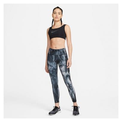 Collant Long Femme Nike Dri-Fit Epic Luxe Noir Blanc