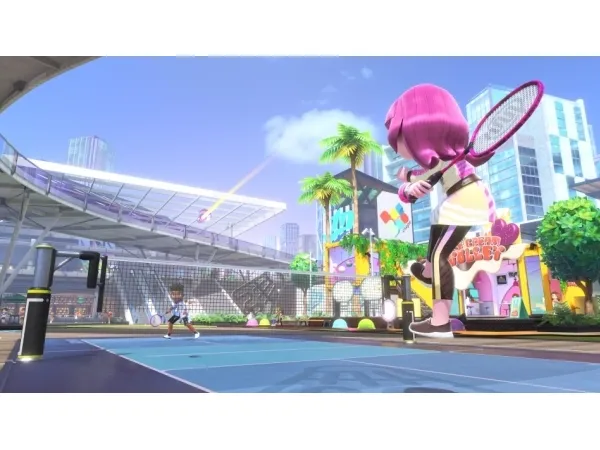Nintendo Switch - Spilkonsol - Full HD - neonblå/neonrød - Nintendo Switch Sports - med Nintendo Switch Sports Set