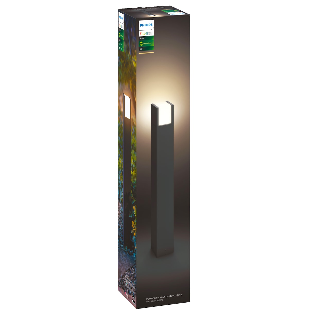 Philips Hue Fuzo White utendørs sokkellampe 24V (sort)